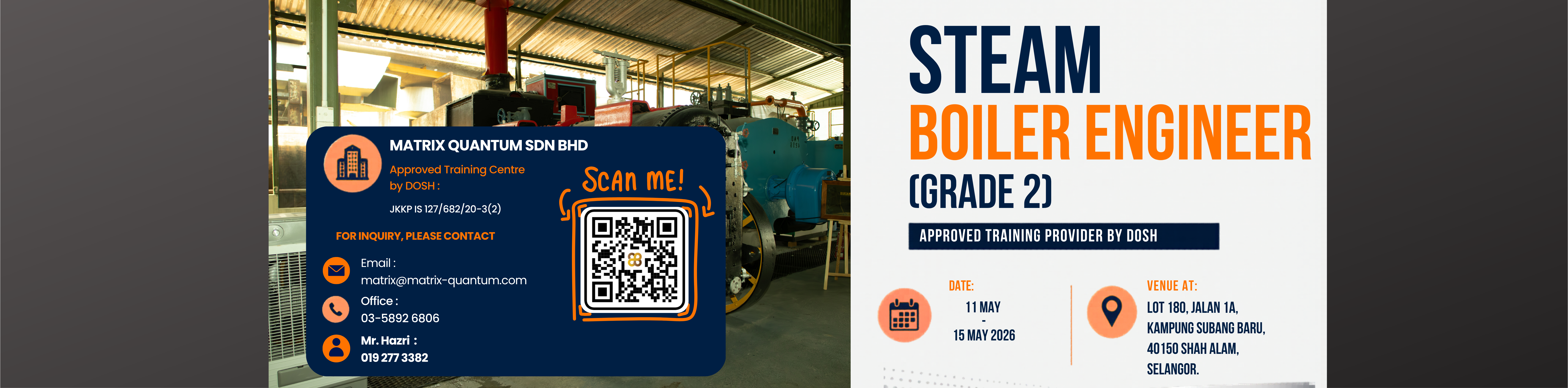 Steam Boiler Engineer Grade 2 — open registration form