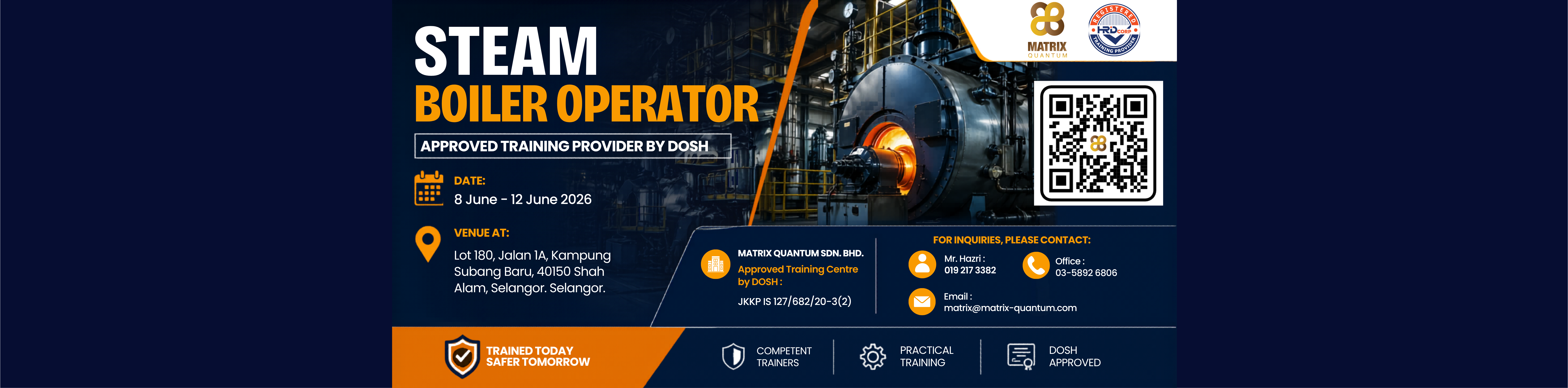 Steam Boiler Operator — open registration form